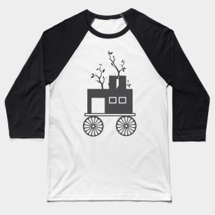 abstract vintage road market Baseball T-Shirt